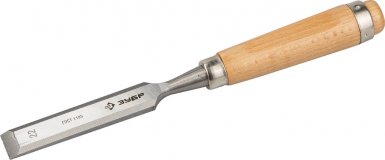 Стамеска-долото 22 мм, ЗУБР "ЭКСПЕРТ" с деревянной ручкой, хромованадиевая -  магазин крепежа  «ТАТМЕТИЗ»