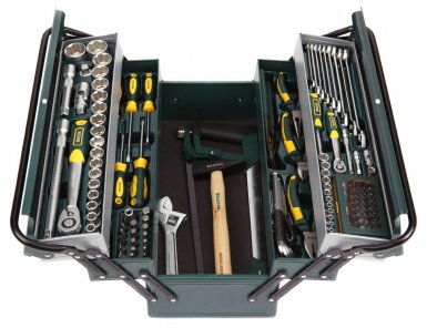 Набор инструментов слесарно-монтажный, 131 предмет KRAFTOOL GRAND-131 -  магазин крепежа  «ТАТМЕТИЗ»