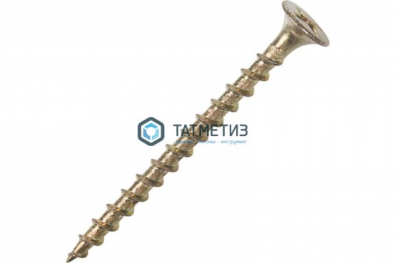 Саморезы потай по дереву желтые, PH2  4,2х90 (уп 15 кг / 2 350 шт)* PREMIUM |  «ТАТМЕТИЗ» Саморезы потай по дереву желтые, PH2  4,2х90 (уп 15 кг / 2 350 шт)* PREMIUM -  магазин крепежа «ТАТМЕТИЗ»