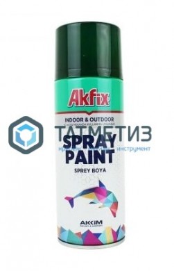 Краска аэроз. ЗЕЛЕНЫЙ МОХ  RAL6005 400ML Gw.300Gr(6) Akfix |  «ТАТМЕТИЗ» Краска аэроз. ЗЕЛЕНЫЙ МОХ  RAL6005 400ML Gw.300Gr(6) Akfix -  магазин крепежа «ТАТМЕТИЗ»